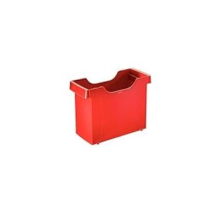 Leitz Uni-Box Plus 19080025 Boîte de rangement pour dossiers suspendus A4 en polystyrène Rouge