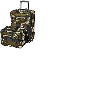 Rockland Ensemble de valises Droites Souples Tendance, Camouflage, 2-Piece Set (14/19), Sac à Dos Enfant