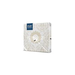 PAW - Serviette Papier 3 Plis (33 x 33 cm) I Lot de 20 I Parfait pour la Communion, la Confirmation, le Baptême I Idéal pour les Garçons & Filles I Décoration de Table - Ornement IHS