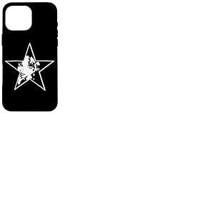 Pochoir mignon jolie fille timide femme étoile Graffiti Art Coque pour iPhone 16 Pro Max