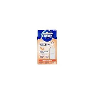 Steripan - Pansement Ultra Doux - Peaux Sensibles - Minimise les Risques d'Allergies - Compresse Alvéolée - Hyppoallergénique - x40 - 3 formats