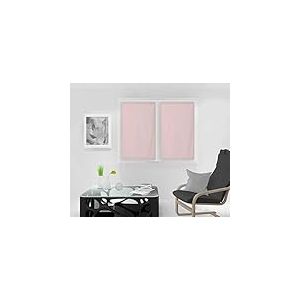 Soleil d'ocre Dolly Brise-bise, Polyester, Rose, 70 x 120 cm