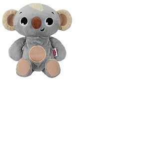 Tiny Love Koala Mon copain câlin, Peluche Bébé, 0+ Mois, Veilleuse Peluche qui Respire avec Mouvement Apaisant, Musique, Bruits Blancs et Lumières, Recharge USB-C, Doudou Bébé, Collection Boho Chic