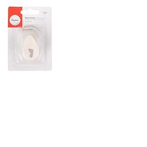 Rayher perforatrice fantaisie pied pour décoration, 1,6cm ø (⅝") gris, 89822000