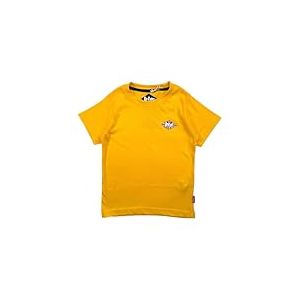 Lee Cooper, T Shirt, Gar&ccedil;on, Fille, (4 &agrave; 14 Ans), Polo, D&eacute;bardeur, Chemise, Imprim&eacute;, V&ecirc;tements, Unisexe, Enfants, Sport, Respirant, Mod&egrave;le GLC80701 TS S1-4A, Jaune
