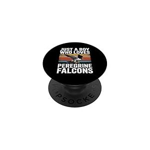Amoureux du Faucon P&egrave;lerin, Observation des Oiseaux, Oeuvre PopSockets PopGrip Adh&eacute;sif