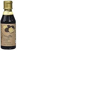 Messino Vinaigre Balsamique Glaçure à la Truffe Grec – Pack de 3 x 250 ml (Total 750 ml) | Crème Balsamique Gourmet | Arôme Naturel de Truffe | Sans Sucre Ajouté | Vegan