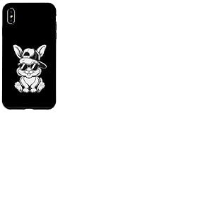 Cool Bunny Fun Hip Hop Swag Coque pour iPhone XS Max