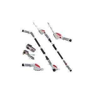 IKRA cisaille à Gazon & Taille-buissons télescopique sans Fil IGBS 1210 F avec Batterie & Chargeur, Lames « Made in Germany »