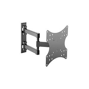 RICOO Support Murale TV Orientable S7722 Inclinable Universel 23-42" (58-107cm) Fix ation Mural Télévision LED/LCD/Incurvée VESA 200 x 200 Noir