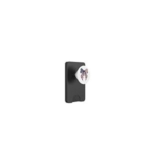 Violoncelle violoncelliste 4 juillet Coquette patriotique PopSockets PopWallet pour MagSafe