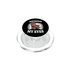 Dad Joke Funny Men Just Resting My Eyes Fauteuil PopSockets PopGrip pour MagSafe