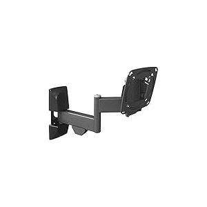 Barkan Support TV/&Eacute;cran PC Mural pour &eacute;crans 13-29 Pouces, Inclinable et orientable, Mouvement Complet, Poids Max. 15Kg, certifi&eacute; UL, pour LED OLED LCD, jusqu'&agrave; VESA 100x100