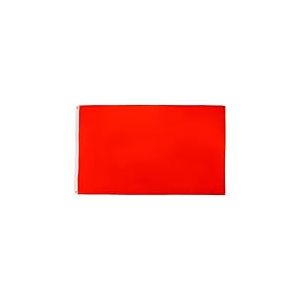 AZ FLAG - Drapeau Commissaire de course Rouge - 90x60 cm - Polyester léger - Drapeau Interruption De La Course Avec Oeillets Métalliques Intégrés - 40g