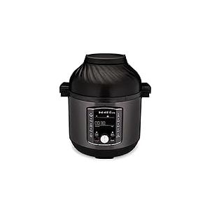 Instant Pot Pro Effet Croustillant, Multicuiseur 11 en 1 - Autocuiseur, Friteuse à Air, Cuisson Lente, Cuisson Vapeur, Fonction Sous-Vide, Déshydrateur, Chauffe-Plat et Fonction Pâtisserie - 7.6 L