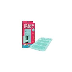 Decocino Mini baguette Moule 35 x 22 cm - Édition menthe - Moule de cuisson de qualité supérieure avec revêtement antiadhésif, pour la cuisson de 4 mini baguettes - Passe au lave-vaisselle