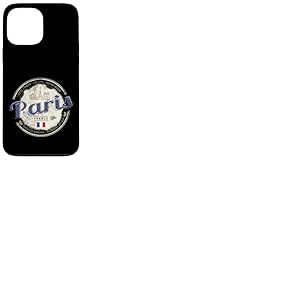 Paris France Tour Eiffel Vintage Souvenir Coque pour iPhone 13 Pro Max