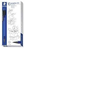 Staedtler, Porte-mine graphite pour l'&eacute;criture, mine de taille 0,5 mm B, gomme extra-large, Lot de 10 porte-mines, 777 05-3