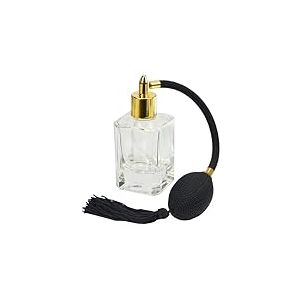 Fantasia 46184 - Flacon pafum rectangulaire avec poire - Contenance 50 ml
