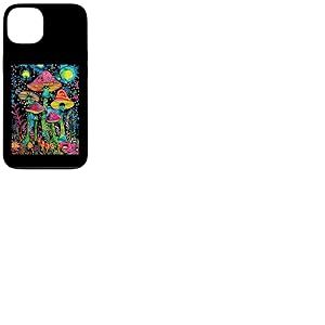 Trippy Trip Frise de fleurs en forme de champignon psychadélique Coque pour iPhone 13