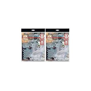 Asmodee Ultra Pro : Hologram Series - Feuilles de classeur | Accessoire Cartes &agrave; Collectionner | 10 Pages | 9 Pochettes | Capacit&eacute; 180 Cartes (Lot de 2)