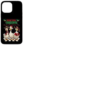 Honky Tonk Motif de Noël Cowboy Goose Holiday Coque pour iPhone 13 Pro Max