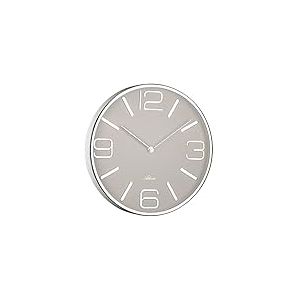 Atlanta Horloge Murale Moderne Quartz 30 cm Métal Verre Minéral Cadran Blanc - 4515/0