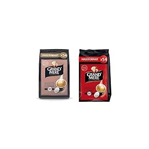 Grand Mère Café 54 Dosettes Classique compatibles Senseo® & Café Corsé Compatibles, 54 Dosettes