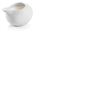 Tescoma 387324.11 Bo&icirc;te &agrave; lait en c&eacute;ramique &eacute;maill&eacute;e blanche, ligne FANCY HOME Stones