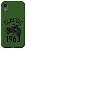 Classique 1963 avec moto Coque pour iPhone XR