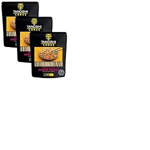 TANOSHI - Nouilles Coréennes de Patate Douce à Cuire - Pour Japchae - Sans Gluten - Paquet de 210 g (Lot de 3)