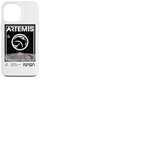 NASA Artemis Mission Lune Drapeau américain Worm Logo Coque pour iPhone 13 Pro Max