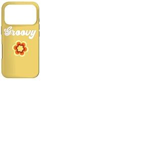 Fleur r&eacute;tro Groovy Coque pour iPhone 17 Pro