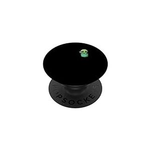 Adorable Petit Extraterrestre dans l'univers de Poche OVNI bébé Monstre PopSockets PopGrip Adhésif