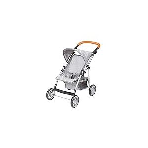 KNORRTOYS.COM- Poussette pour poupée Liba-Marron Pierre, 16832, Gris, 54 x 35 x 44 cm