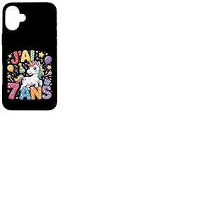 Enfant Licorne Enfant 7ans Anniversaire Garcon Fille Licorne Coque pour iPhone 16 Plus