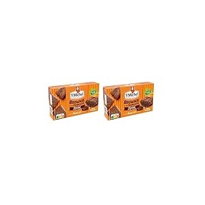 St Michel Mini brownie au chocolat - Les 8 sachets individuels, 240g (Lot de 2)