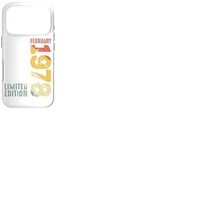 Ann&eacute;e 1978 F&eacute;vrier 1978 R&eacute;tro 1978 Vintage 1978 Depuis 1978 Coque pour iPhone 17 Pro