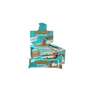 Grenade Barre Hyperprot&eacute;in&eacute;e &agrave; Faible Teneur en Glucides - Chocolate Chip Salted Caramel, 12 x 60 g