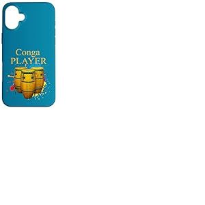 Congas Conga Player Musicien Coque pour iPhone 16 Plus