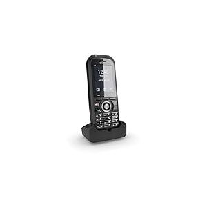 Snom M70 IP DECT combiné robuste UE / Etats-Unis, VoIP, SIP, Bluetooth, HD, touche d'alarme, les vibrations, parfait pour une utilisation en extérieur, les chutes jusqu'à 2 mètres, Noir, 00004423