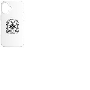 Entra&icirc;nement dr&ocirc;le &ndash; Pas de Douleur, Pas de Gain Shut Up and Train Coque pour iPhone 16