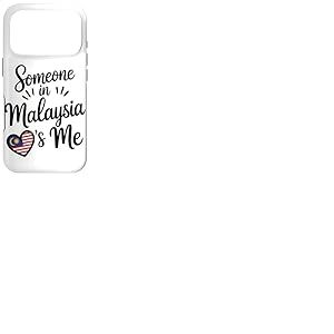 Someone in Malaysia Loves Me Heart Flag Coque pour iPhone 17 Pro