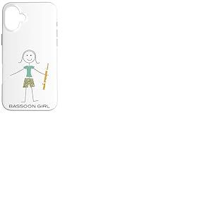 Funny Women Basson Girl Bassoonist Basson Player Coque pour iPhone 16 Plus