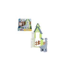 Giochi Preziosi Dino Ranch Triceratops Playset Action avec Dinosaure, Le Dinosaure est articulé et Haut Environ 10 cm, comme vu à la télévision, pour Les Enfants à partir de 3 Ans, DNA05300