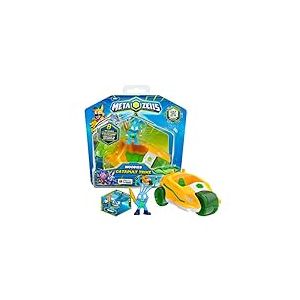 METAZELLS Catapult-Trike Orange + Figurine Hoppy S1 + 1 Carte, v&eacute;hicule Qui Tire Un Gland explosif, Jouet Cadeau pour gar&ccedil;ons et Filles + 3 Ans