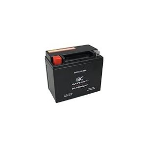 BC BATTERY Batterie de démarrage pour moto avec GEL 12V 10Ah BCTX12-GEL Moto&Scooter, sans entretien, scellée, préchargée, similaire à YTX12-BS