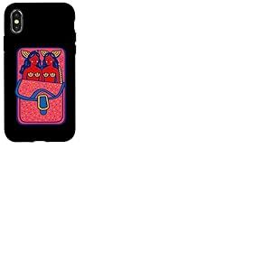 Sirène jumeaux fantaisie fantaisie vibrante Coque pour iPhone X/XS