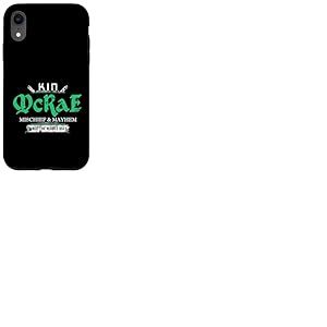 Kin McRae Mischief and Mayhem Since The Middle Age Coque pour iPhone XR