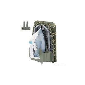 XABITAT D-Crease Planche à Repasser de Table avec Support Mural, Mini Planche à Repasser Pliable et Portable pour économiser de l'espace, avec Support de Fer, Vert